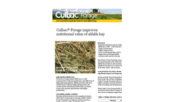 Culbac - Natural Preservative Silage Products for Fermented Feed Brochure