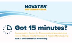 Novatek Environmental Monitoring Software for Contamination Control