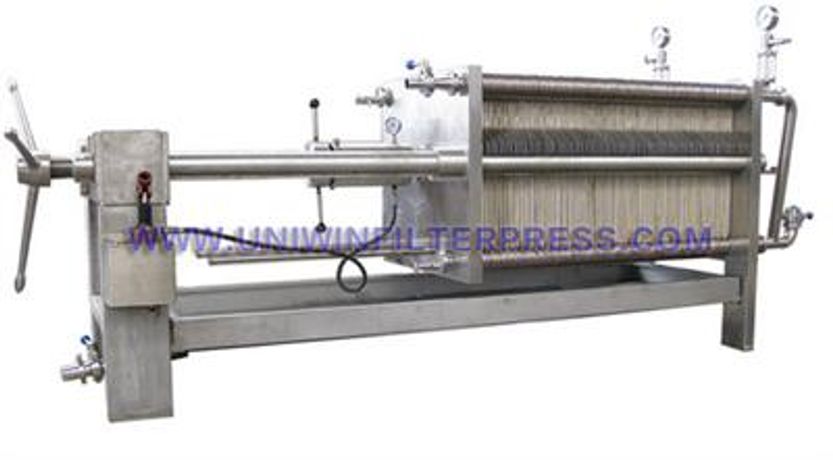 Uniwin - Model BAQ  Series - Stainless Steel Filter Press