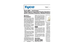 Tyco - Model EAS-1 - Electronically Activated Sprinkler System for Storage Applications Brochure