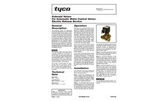Tyco - Solenoid Valves for Deluge and Preaction Systems Electric Release Service Brochure