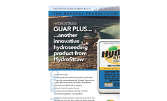 HydroStraw - Model Guar Plus - Hydraulic Mulches - Brochure
