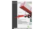 Zaccaria - Model ZAM 140 - Two-Axle Trailers With Three-Way Tipping - Brochure