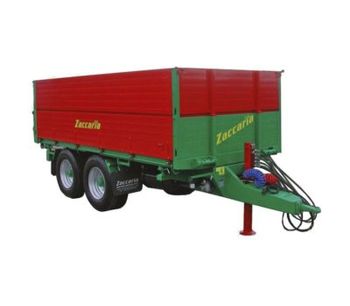 Zaccaria - Model ZAM 110 RP/I - Double Axle Trailers With Hydraulic Threeway Tipping System