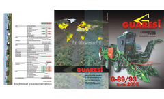 Guaresi - Model G 89/93 MS 40 - Tomato Harvester - Brochure