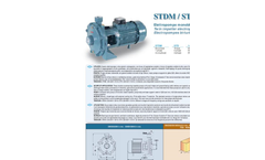 Model STDM / STD - Twin Impeller Electro Pump Brochure