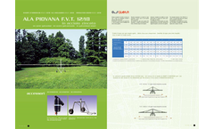 Giampi - Model F.V.T. 12/18 - Irrigation Boom Brochure