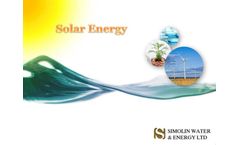 Simolin - Solar Tower - Brochure