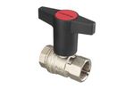 Oventrop - Model PN 16 - Ball Valve With Extended Plastic Handle