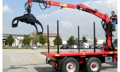 MP-Internationa - Model RT - Dual Axle Trailer with Forestry Crane