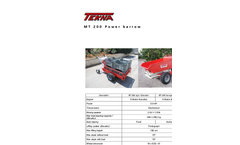 Model MT 200 series - Power Barrow Brochure