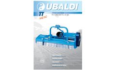 Ubaldi Trinciaerba - Model TT - Finishing Mower - Brochure
