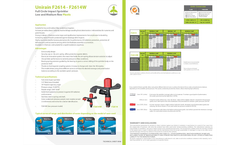 Aspersor - Model F2614 - Full Circle Impact Sprinkler Low and Medium Flow Plastic Brochure