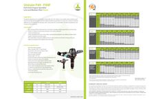 Aspersor - Model F44 - Full Circle Impact Sprinkler Low and Medium Flow Plastic Brochure