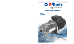 EH Series 60Hz - Stainless Steel Horizontal Multistage Pump Brochure