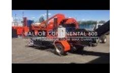 Balfor Continental 600 Firewood Processor Video