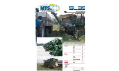 MTS - Model SL 350 - Tomato Harvesters - Brochure