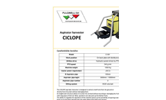 Ciclope - Model C-001 - Aspirator Harvester Brochure