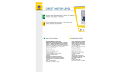 Salupo - Model 1 - Electromechanical Direct Starters Motor with Level Control, Ammeter and Voltmeter Brochure