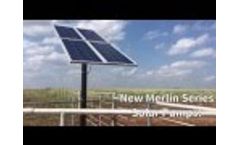 Advanced Power Inc`s new Merlin Series Solar Pumps Video