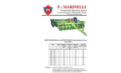 Marinelli - Model PML & PMM - Trailed Disc Harrow - Brochure
