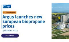 Argus launches new European biopropane prices