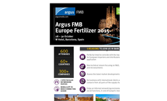 The 28th Argus FMB Fertilizer Europe 2015 Brochure