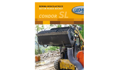 Condor - Model SL - Side Discharge Cement Mixer Bucket Brochure