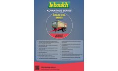 Advantage - Model Gold2 XXL 58D22 - Tapered Monocoque Body Muck Spreader - Brochure