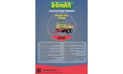 Advantage - Model Gold2 XXL 67D26 - Tapered Monocoque Body Muck Spreader - Brochure
