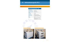 KL-Maschinenbau - Model FM 3 - Stationary Fuel Consumption Meters - Brochure