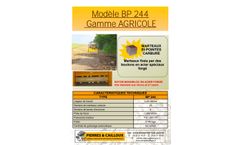 Pierres Cailloux - Model EPS 244 - Stone Crusher- Brochure