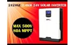 Preview. The new MPP Solar Inc inverter. PIP-GE Series - Video