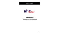 MPP - Model PIP-8048WP-T (IP65, 2X Output) - Off Grid Solar Inverter - Manual