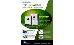 MPP - Model PIP-GEW SERIES (3024, 5048) - Off Grid Solar Inverter - Brochure