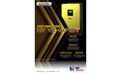 MPP - Model HV V2 6048-T - Dual Output Hybrid Solar Inverter - Brochure