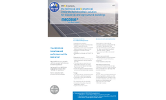 Model MV€ - Single Photovoltaic Support System Brochure