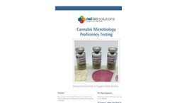Microbiology Proficiency Testing Cannabis - Brochure
