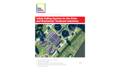 Safety Railing Systems for the Water and Wastewater Treatment Industries - Brochure