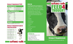 Omega 3 - Model P1091 - Livestock Health Boost Supplement Brochure