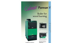 Calmar Pannan - Model V33 - Boiler for Wood Burning Brochure