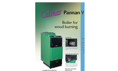 Calmar Pannan - Model V65 - Boiler for Wood Burning Brochure