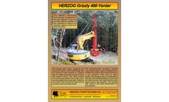 HERZOG Grizzly - Model 400 - Yarder Combines Brochure