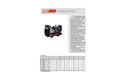 Model DUPLEX GU40J - Open Diesel Generators Brochure