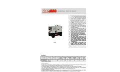 URBAN - Model RG12000LSM - Silent Diesel Generator Brochure