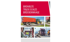 Danvægt - Model DT - Pit or Surface-Mounted Truck Scales Brochure