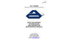 R-P-Adams - Model AF Series - Fixed Tube Heat Exchanger Brochure
