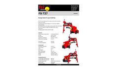 FSI - Model T27 - Stump Cutter for PTO 35-80 HP - Brochure