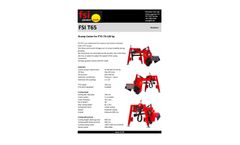 FSI - Model T65 - Stump Cutter for PTO 70-120 HP  - Brochure