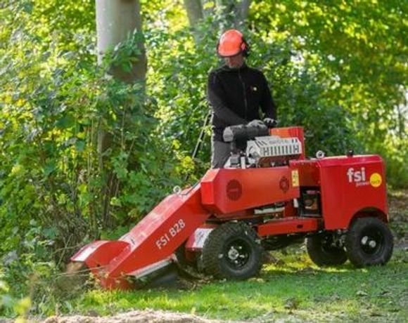 FSI - Model B28 - Self-Propelled Stump Cutter with 2WD and Gasoline Engine